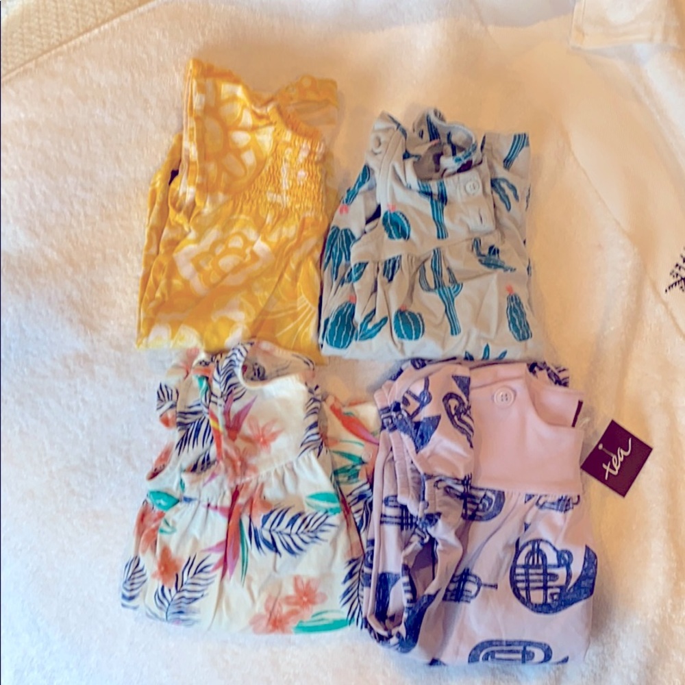 Tea Collection romper bundle